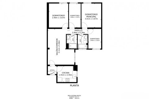 Купить квартиру в Барселона, Испания с 4 спальни, 89м², № 5017 - фото 24