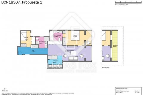 Apartamento de 2 dormitorios en venta en Barcelona, Cataluña, Spain № 8780 - foto 16