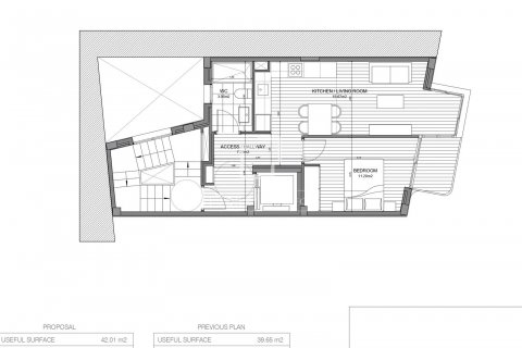 Купить квартиру в Барселона, Испания с 1 спальня, 47м², № 8579 - фото 7