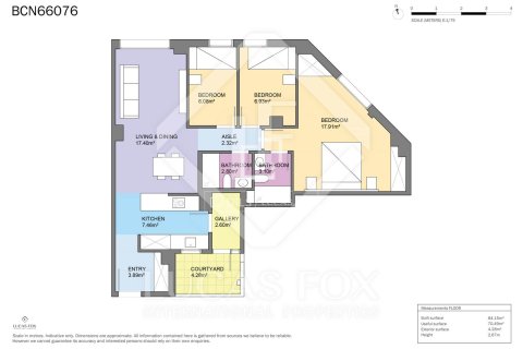 Apartamento de 3 dormitorios en venta en Barcelona, Cataluña, Spain № 3840 - foto 28