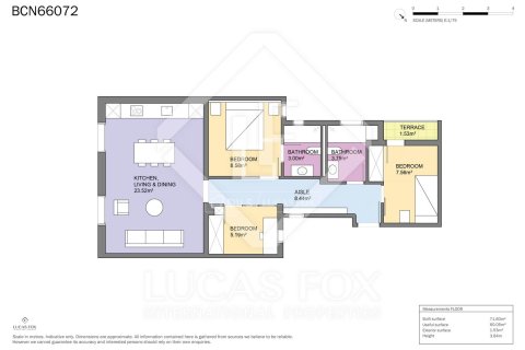 Apartamento de 2 dormitorios en venta en Barcelona, Cataluña, Spain № 3837 - foto 29