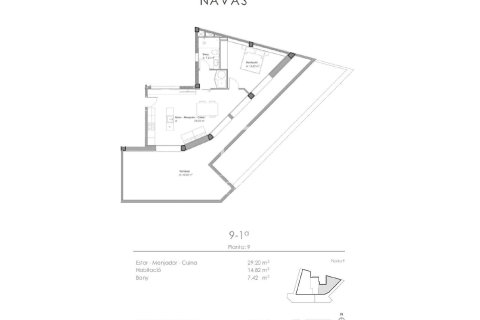 1 bedroom penthouse for sale in Barcelona, Catalonia, Spain № 4321 - photo 12