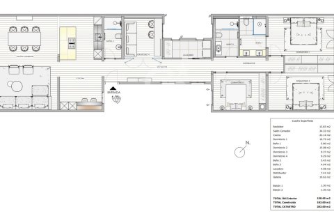 Apartamento de 203 m² en venta en Barcelona, Cataluña, Spain № 7844 - foto 2