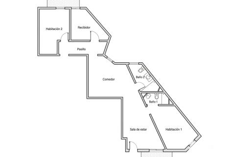 Apartamento de 2 dormitorios en venta en Barcelona, Cataluña, Spain № 8313 - foto 3
