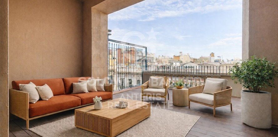 Ático de 3 dormitorios en venta en Barcelona, Cataluña, Spain № 5363