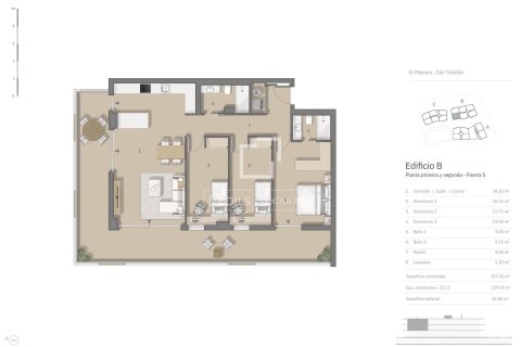 Купить квартиру в Эль Масноу, Испания с 3 спальни, 107м², № 7269 - фото 2