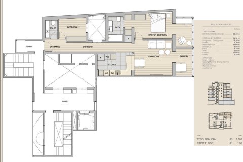 Apartamento de 1 dormitorio en venta en Barcelona, Cataluña, Spain № 1297 - foto 14
