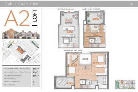 Apartamento de 2 dormitorios en venta en Barcelona, Cataluña, Spain № 4389 - foto 2