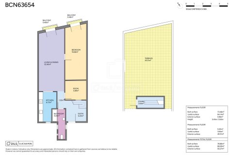 Ático de 2 dormitorios en venta en Barcelona, Cataluña, Spain № 6502 - foto 22