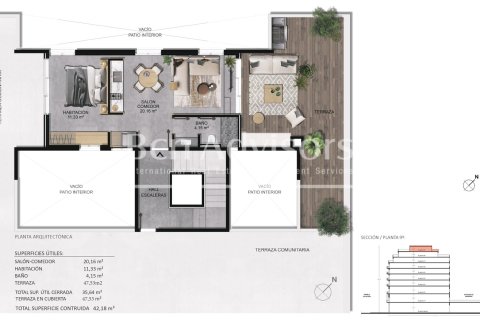 Ático de 1 dormitorio en venta en Barcelona, Cataluña, Spain № 2872 - foto 3