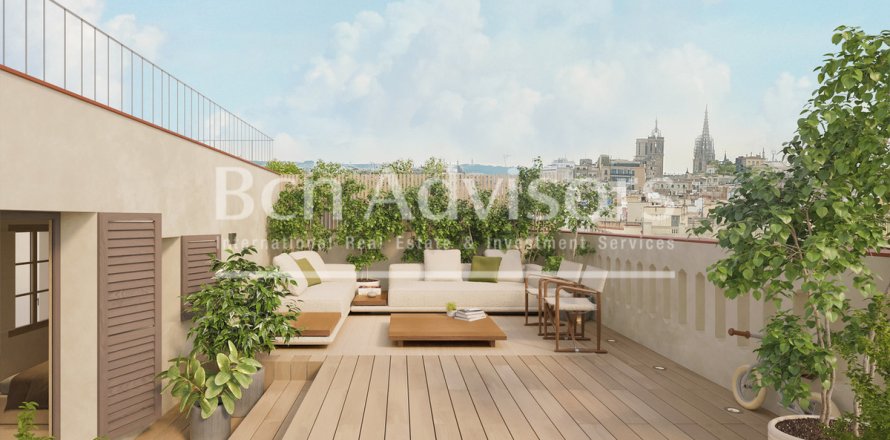 Ático de 3 dormitorios en venta en Barcelona, Cataluña, Spain № 2877