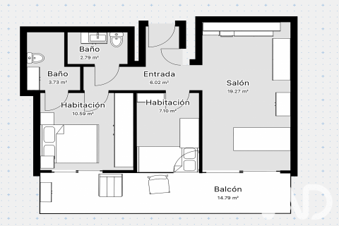 2 bedrooms apartment for sale in Barcelona, Catalonia, Spain № 8939 - photo 26