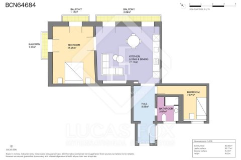 Apartamento de 2 dormitorios en venta en Barcelona, Cataluña, Spain № 6385 - foto 23