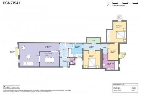 Купить квартиру в Барселона, Испания с 3 спальни, 118м², № 8533 - фото 24