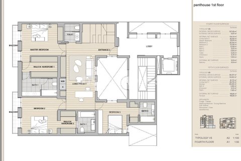 Ático de 3 dormitorios en venta en Barcelona, Cataluña, Spain № 1299 - foto 11