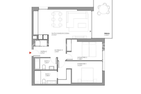 Apartamento de 3 dormitorios en venta en Cubelles, Barcelona, Cataluña, Spain № 1303 - foto 4
