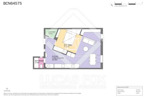 Apartamento de 1 dormitorio en venta en Barcelona, Cataluña, Spain № 3939 - foto 13