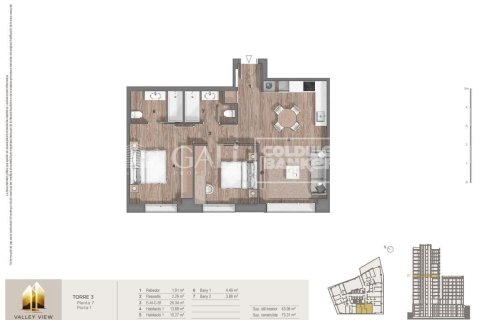 Apartamento de 2 dormitorios en venta en Principado De Andorra (Ninguna Poblacion Tiene C.P.), Lérida, Cataluña, Spain № 7903 - foto 2