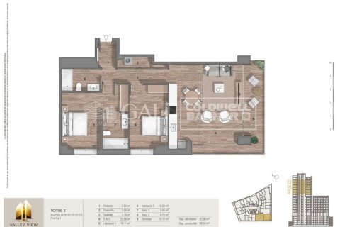 Apartamento de 2 dormitorios en venta en Principado De Andorra (Ninguna Poblacion Tiene C.P.), Lérida, Cataluña, Spain № 7905 - foto 2