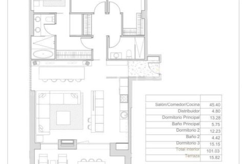 Apartamento de 3 dormitorios en venta en Principado De Andorra (Ninguna Poblacion Tiene C.P.), Lérida, Cataluña, Spain № 7806 - foto 4