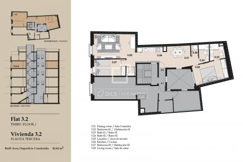 Apartamento de 2 dormitorios en venta en Barcelona, Cataluña, Spain № 8672 - foto 16