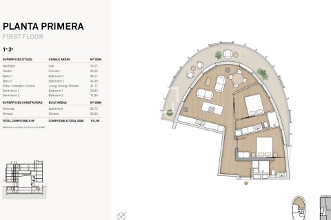 Apartamento de 2 dormitorios en venta en Barcelona, Cataluña, Spain № 6654 - foto 17