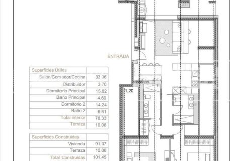 Купить квартиру в Андорра, Испания с 2 спальни, 101м², № 7813 - фото 4