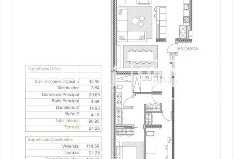 Apartamento de 2 dormitorios en venta en Principado De Andorra (Ninguna Poblacion Tiene C.P.), Lérida, Cataluña, Spain № 7811 - foto 4