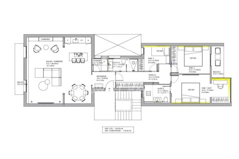 Купить квартиру в Барселона, Испания с 3 спальни, 116м², № 7752 - фото 2