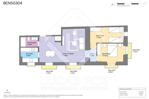 Купить квартиру в Барселона, Испания с 2 спальни, 76м², № 4075 - фото 19