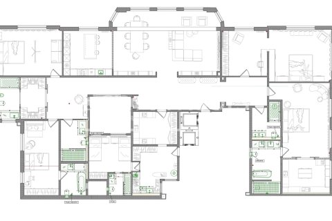 5 bedrooms apartment for sale in Barcelona, Catalonia, Spain № 2906 - photo 12