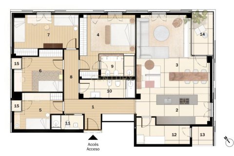 4 bedrooms apartment for sale in Barcelona, Catalonia, Spain № 7228 - photo 2
