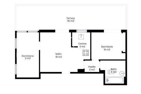 Купить пентхаус в Ситжес, Испания с 2 спальни, 57м², № 6391 - фото 25