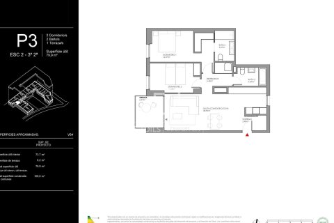 Ático de 2 dormitorios en venta en Cubelles, Barcelona, Cataluña, Spain № 7069 - foto 14
