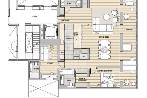 Купить квартиру в Барселона, Испания с 2 спальни, 146м², № 7990 - фото 25