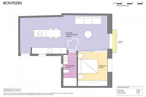 Купить квартиру в Барселона, Испания с 1 спальня, 42м², № 8647 - фото 21