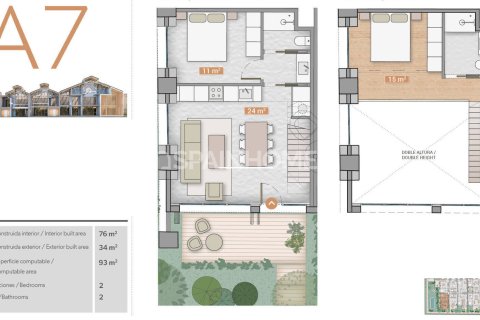 Villa de 2 dormitorios en venta en Barcelona, Cataluña, Spain № 1109 - foto 21