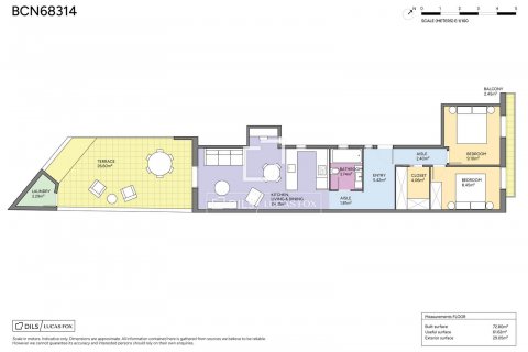 Купить квартиру в Барселона, Испания с 2 спальни, 77м², № 8862 - фото 2