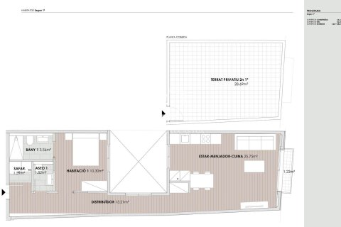 Ático de 1 dormitorio en venta en Barcelona, Cataluña, Spain № 4481 - foto 11