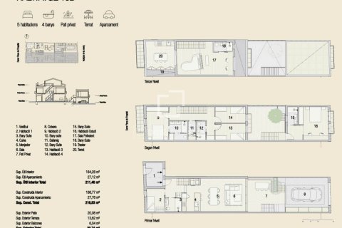 Villa de 5 dormitorios en venta en Sant Cugat del Vallès, Barcelona, Cataluña, Spain № 6263 - foto 9