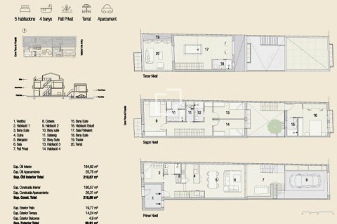 Villa de 5 dormitorios en venta en Sant Cugat del Vallès, Barcelona, Cataluña, Spain № 6263 - foto 11