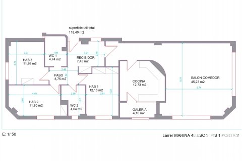 Apartamento de 3 dormitorios en venta en Barcelona, Cataluña, Spain № 4705 - foto 22