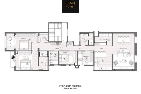 Apartamento de 5 dormitorios en venta en Barcelona, Cataluña, Spain № 6244 - foto 15