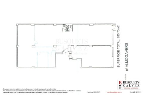 285 sq.m. office for sale in Sant Marti, Barcelona, Catalonia, Spain № 2244 - photo 11