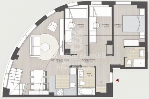 Купить дуплекс в Барселона, Испания с 3 спальни, 123м², № 7831 - фото 3