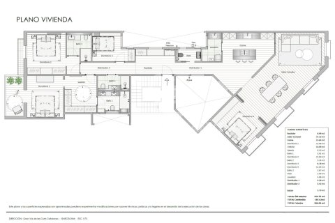 Купить квартиру в Барселона, Испания с 4 спальни, 206м², № 7717 - фото 2