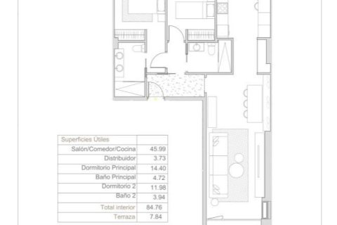 Купить квартиру в Андорра, Испания с 2 спальни, 97м², № 7727 - фото 4