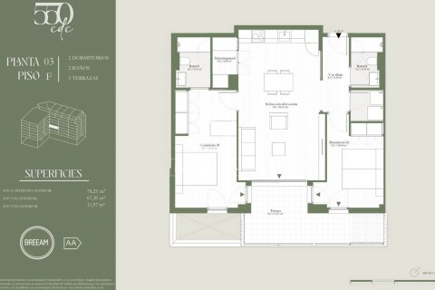 Apartamento de 2 dormitorios en venta en Barcelona, Cataluña, Spain № 8483 - foto 16