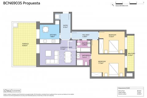 Apartamento de 3 dormitorios en venta en Barcelona, Cataluña, Spain № 8845 - foto 17