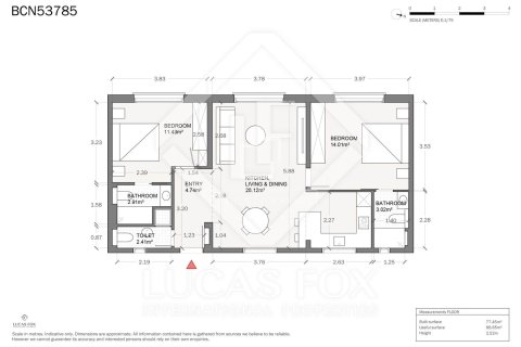 Apartamento de 2 dormitorios en venta en Barcelona, Cataluña, Spain № 3993 - foto 30